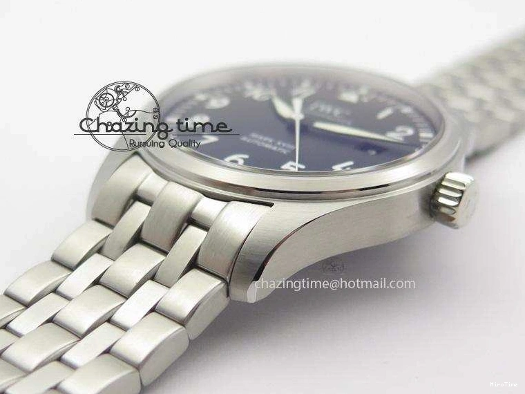 MIROTIME 0519 Compact Mark XVIII IW327001 SS Mk Maker Best Edition Black Dial On SS Bracelet A 7301